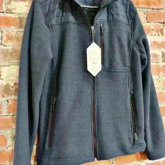 Free Country Men's Grid Fleece‎ Jacket Size S (34-36) - Picture 2 of 7